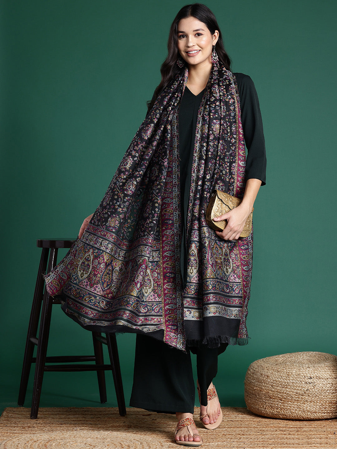 Paisley Woven Dupatta