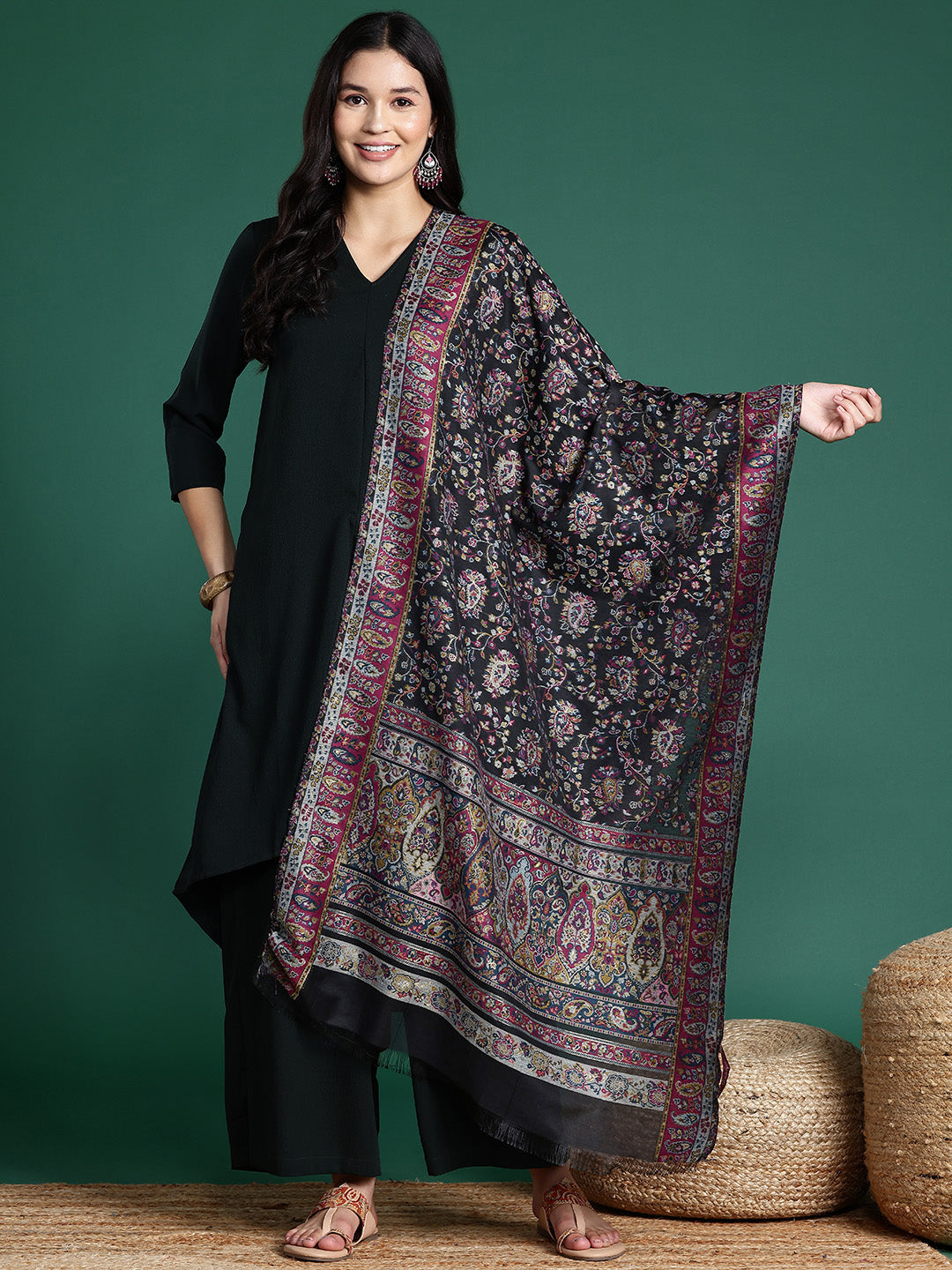 Paisley Woven Dupatta