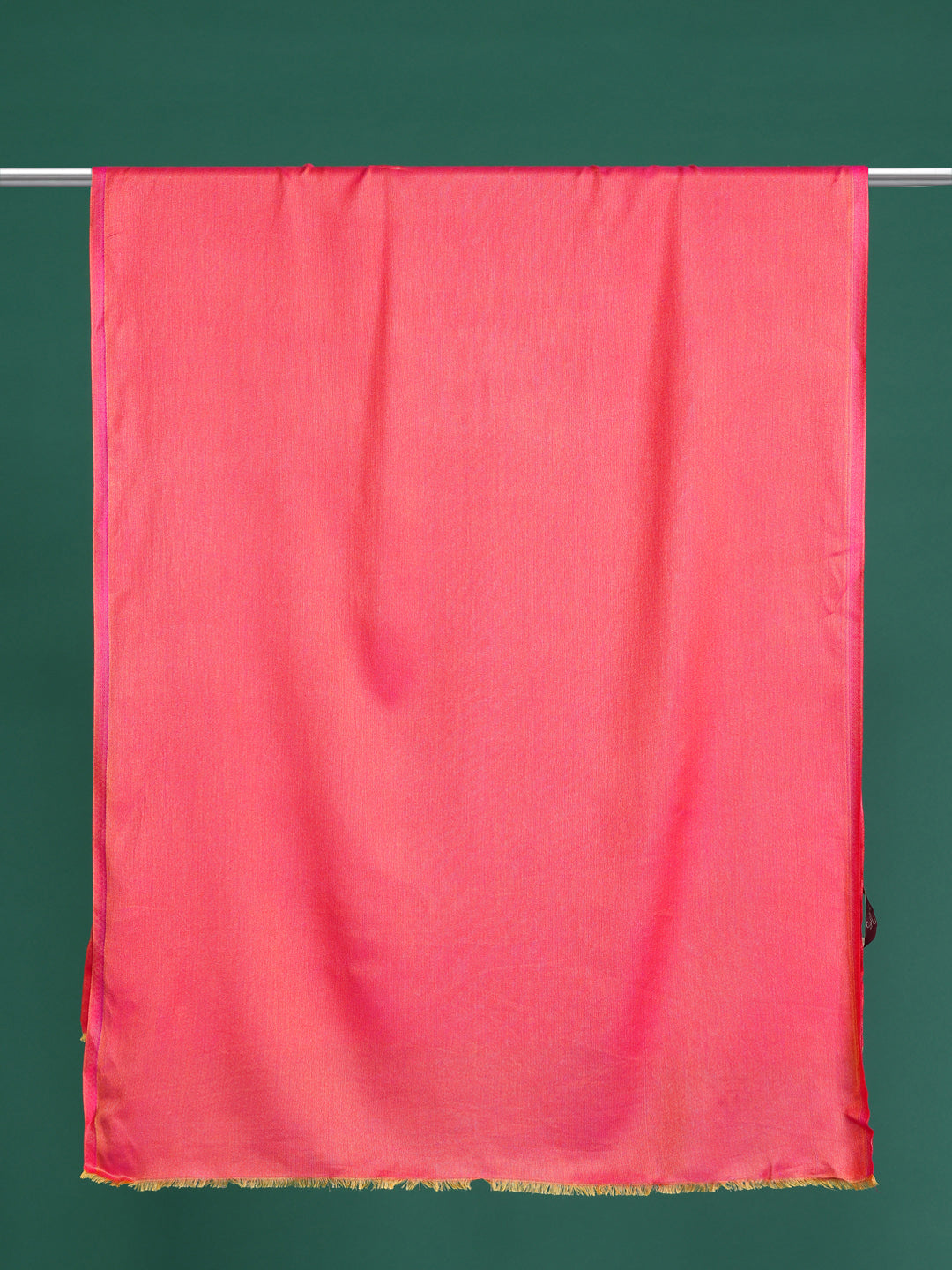 Women Pink Solid Reversible Modal Stole