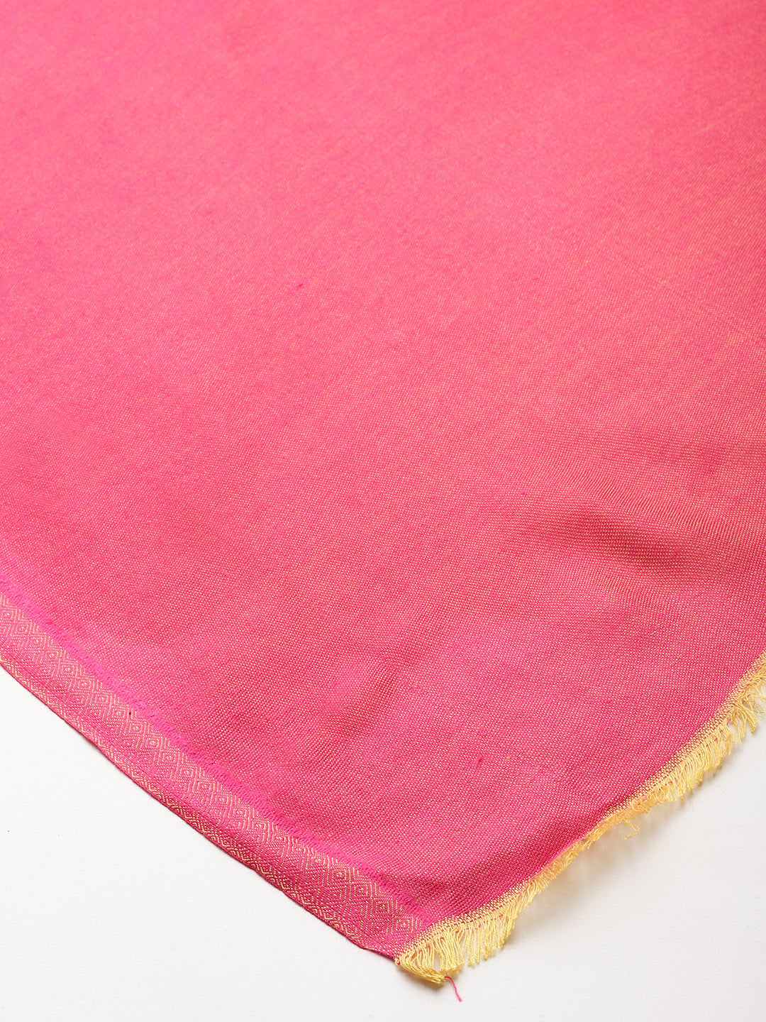 Women Pink Solid Reversible Modal Stole