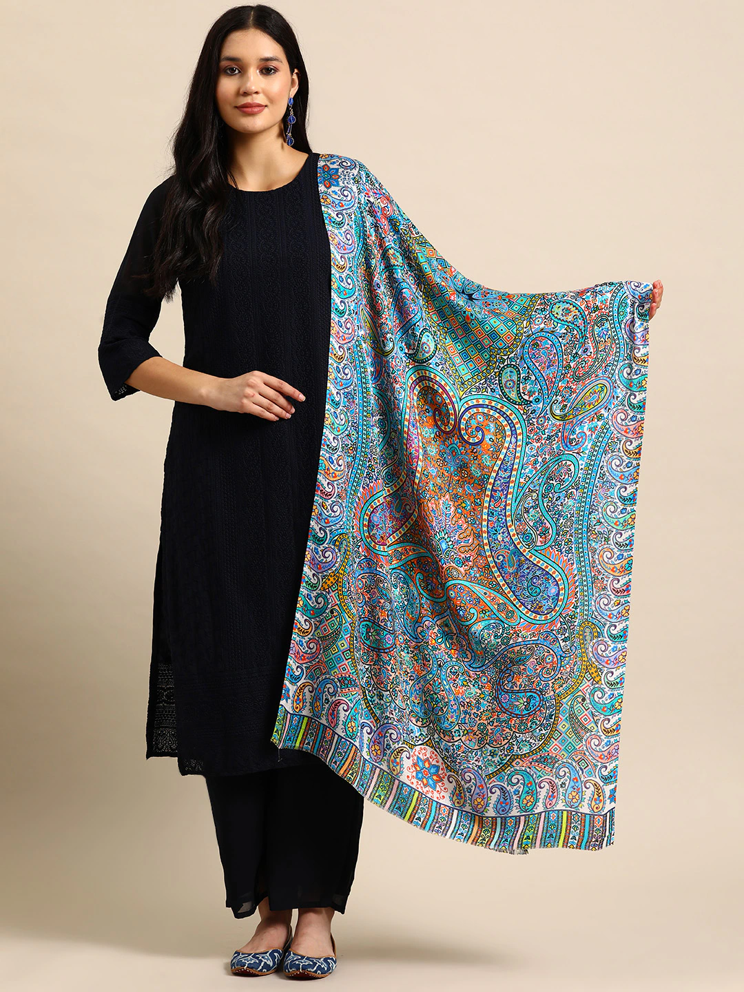 Women Paisley Printed Stole