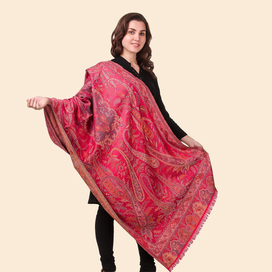 Women Jamawar Weave Stole