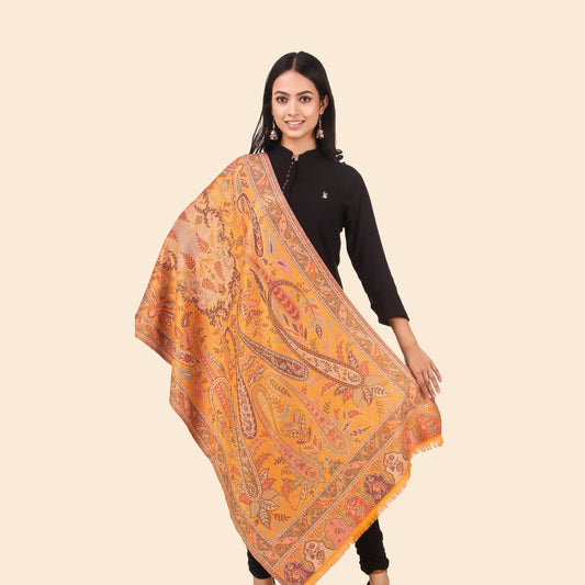 Women Jamawar Weave Stole