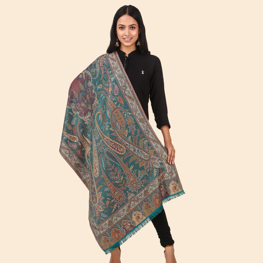 Women Jamawar Weave Stole